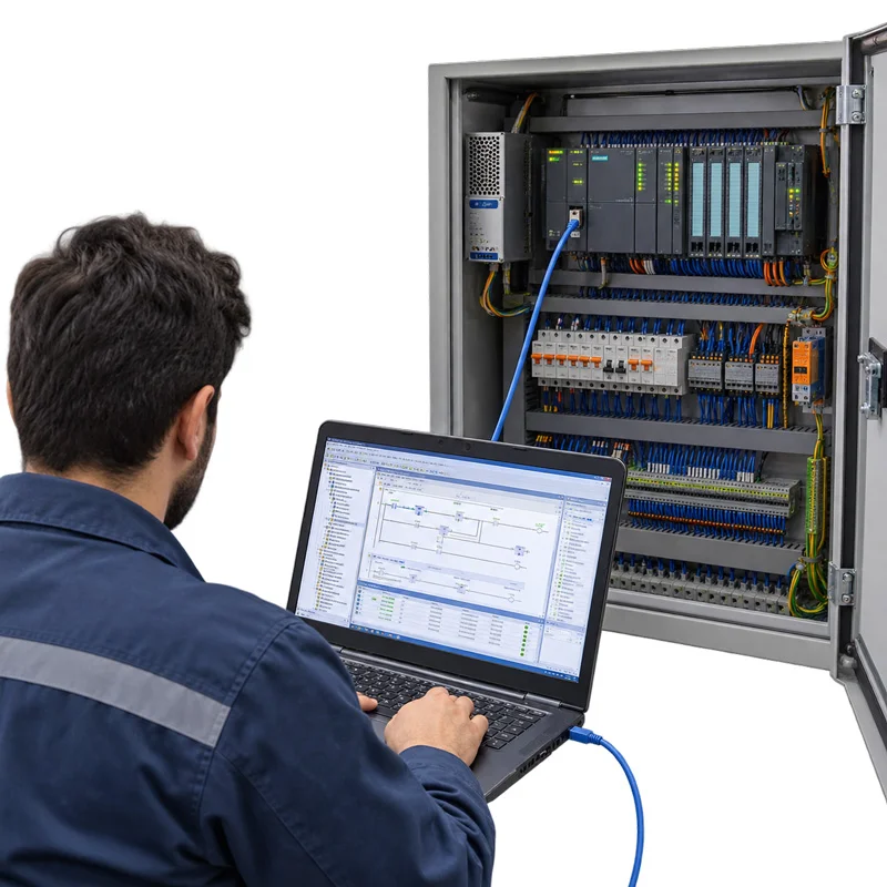 خدمات برنامه نویسی PLC لاجیک صنعت شامل چه مواردی است